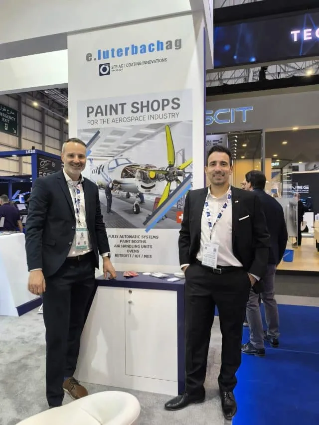 Ramon Kramis und Thomas Felder an der Dubai Airshow