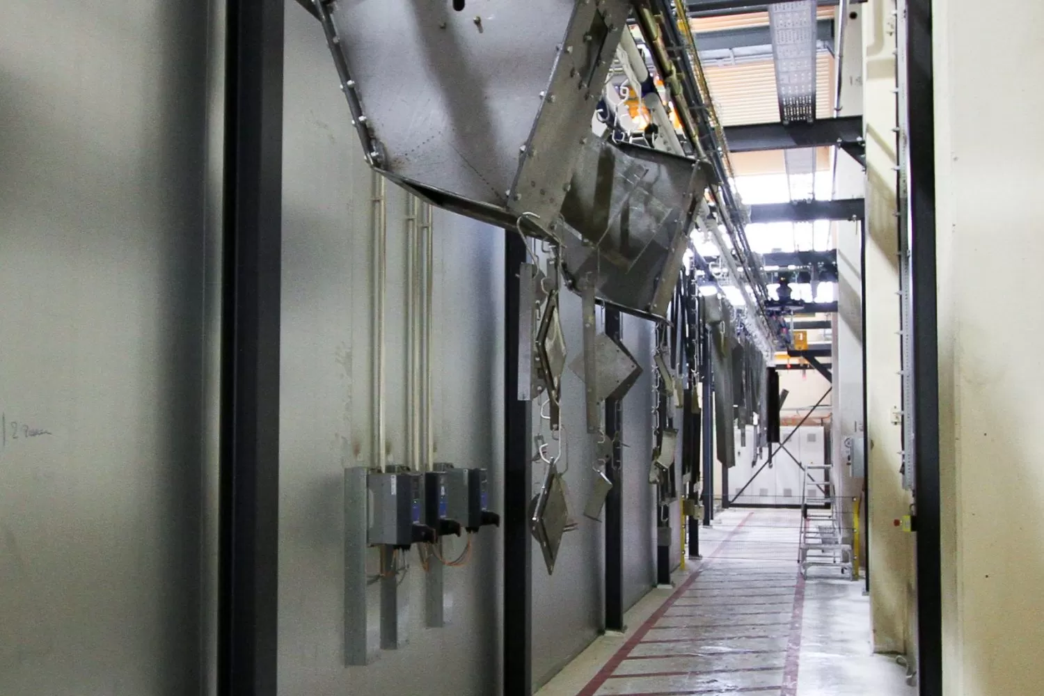 Pulverbeschichtungsanlage.