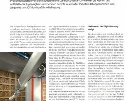 Artikel über 4.0 - Grossers Potenzial für Oberflächendienstleister